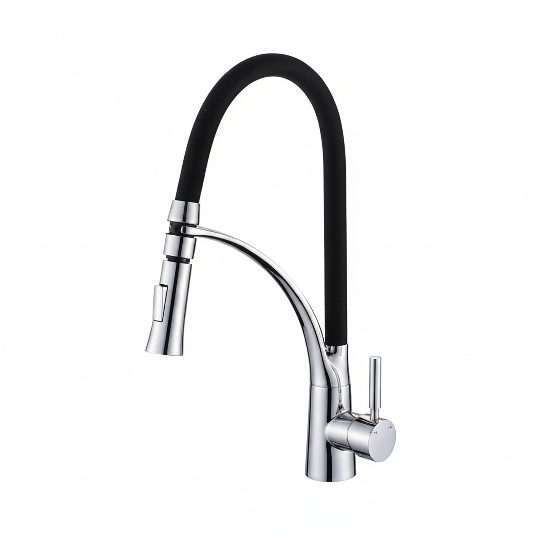 Misturador Tubo Black - Cromado