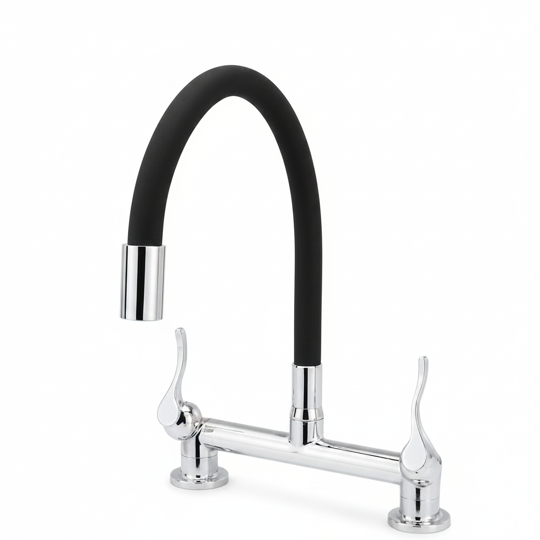 ROY1254 C67 Silicone Misturador de Mesa Tubo de Silicone - Cromado
