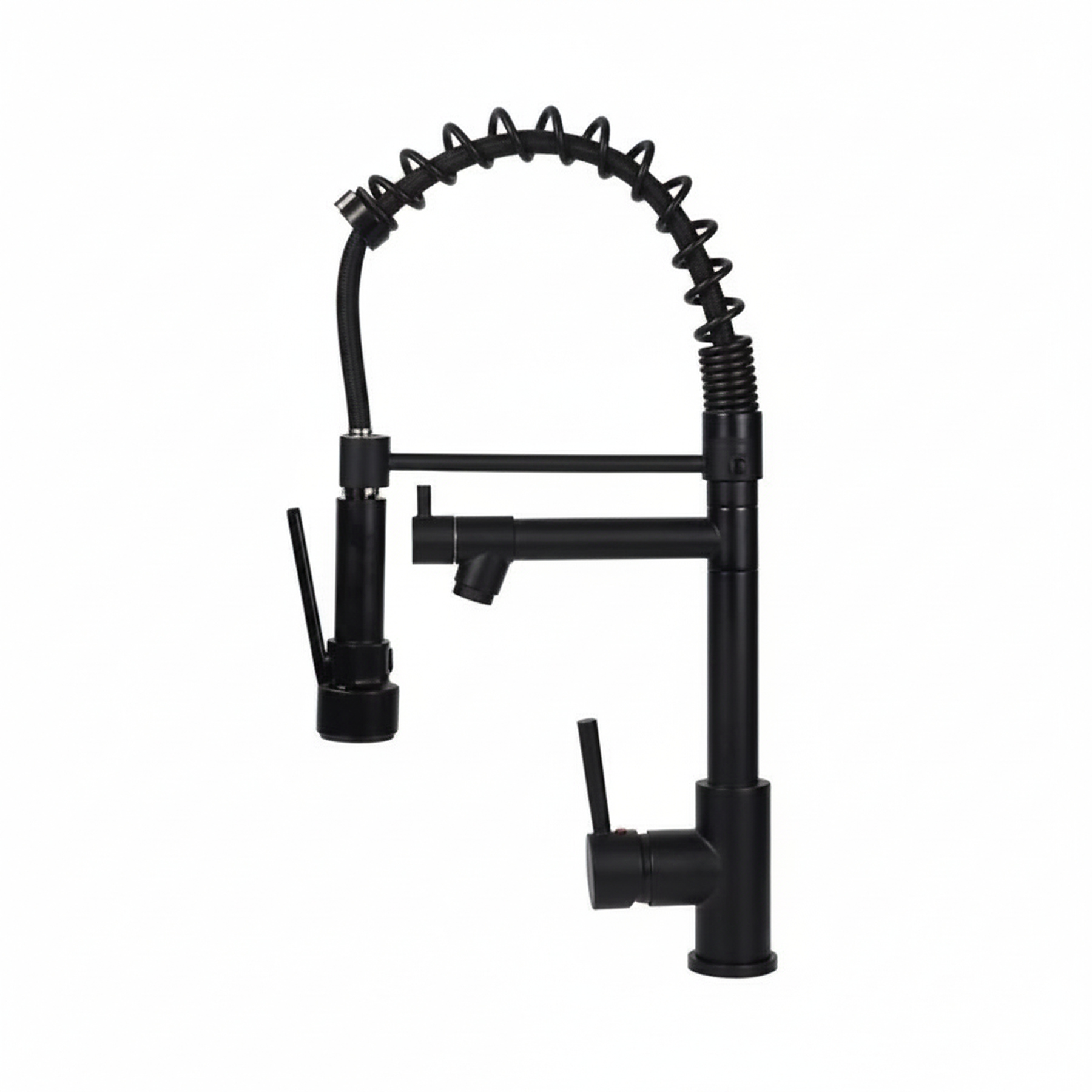 Misturador Monocomando Duplo Classic - Preto Fosco